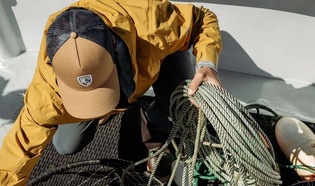 KUHL Menu Trucker Hat and Voyager Jacket